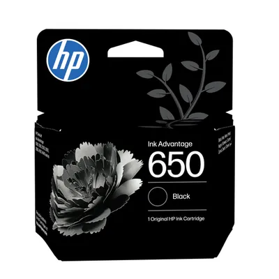 Картридж HP CZ101AE № 650 Black, чёрный, пигментные чернила, 360 страниц