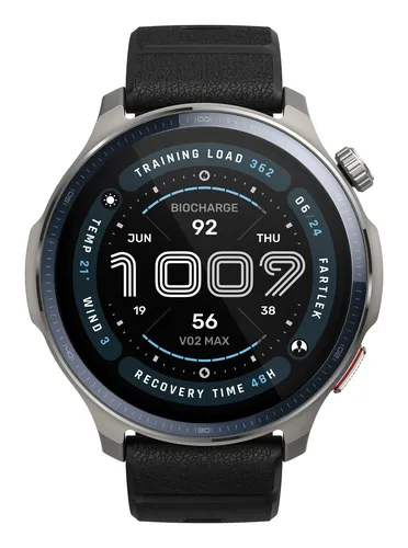 Смарт-часы Amazfit 6972596108955, Balance 2, 1.5" AMOLED, серый/черный