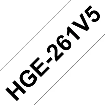 Плёнка для наклеек Brother HGE-261V5, белая, 36мм×8м, 5 шт.