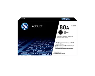 Картридж HP CF280A (HP 80A), черный, 2700 страниц, для LaserJet Pro 400