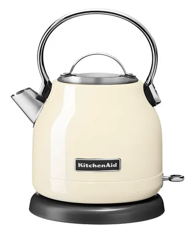 Чайник электрический KitchenAid 5KEK1222EAC, 1.25 л, 2200 Вт, нержавеющая сталь, кремовый