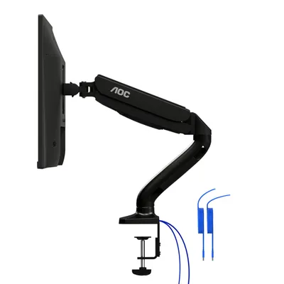 Крепление для мониторов AOC AS110DX, экран 13–31,5", 2–9 кг, VESA 75×75/100×100, USB-хаб