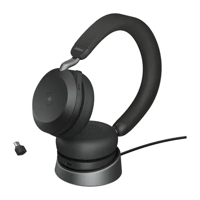Гарнитура Jabra Evolve2 75 Link380c MS Stereo Stand Black, USB-C, Bluetooth