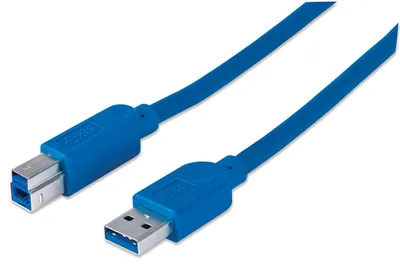 Кабель Manhattan 322430, USB 3.0 A(M)/B(M), 2 м