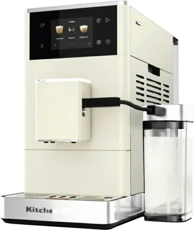 Кофеварка KitchenAid 5KES8454EPL, автоматическая, 1,8 л, 24 программы, встроенная мельница