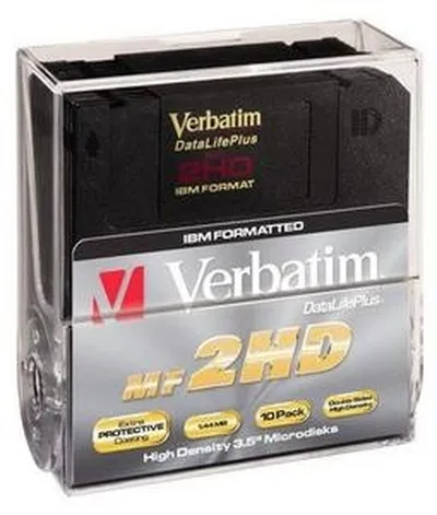 Дискеты Verbatim 38673, 3.5", 2HD, 1,44МБ, 10 шт