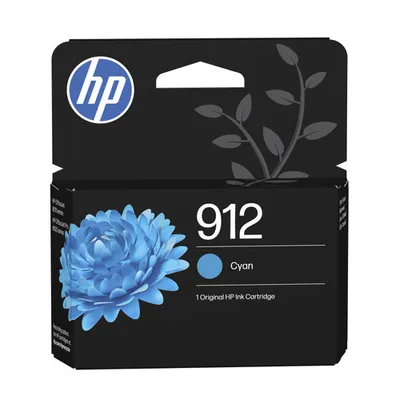Картридж HP 912 3YL77AE, голубой, пигментные чернила, 315 стр.