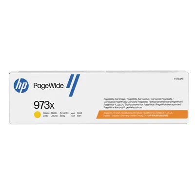 Картридж HP 973X (F6T83AE), жёлтый, 7000 страниц, для PageWide Pro 452/477
