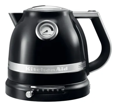 Чайник электрический KitchenAid 5KEK1522EOB Artisan, 1,5 л, 2400 Вт, чёрный