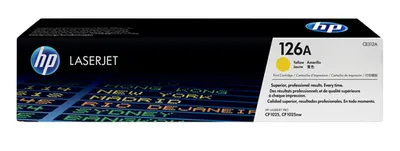 Картридж HP 126A CE312A, жёлтый, для LaserJet Pro CP1025, 1000 стр.
