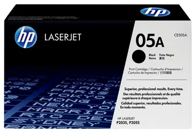 Картридж HP CE505A (05A), черный, для LaserJet P2035/P2055, 2300 страниц