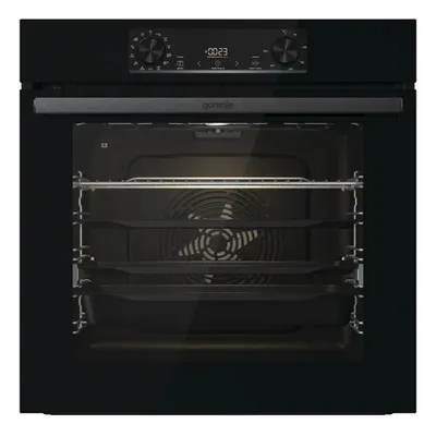 Духовой шкаф электрический Gorenje BPS6737E14BG, 77 л, пиролиз, A+, черный
