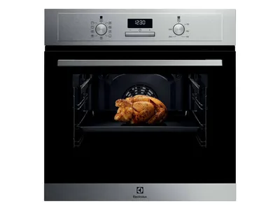Духовой шкаф Electrolux EOF3H50BX, встраиваемый, 65 л, 8 режимов, нержавеющая сталь