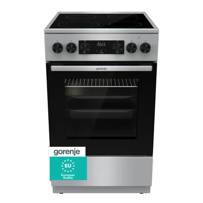Плита электрическая Gorenje GEC5C40XAOT, 4 конфорки, духовка 70 л, стеклокерамика