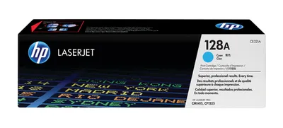 Картридж HP 128A CE321A, голубой, 1300 страниц, для LaserJet Pro CM1415/CP1525