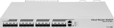 Коммутатор MikroTik CRS317-1G-16S+RM, 16×SFP+ 10G, 1×1GbE, L3, 1U