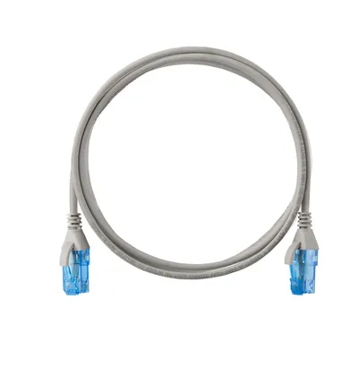Патч-корд Nikomax NMC-PC4UE55B-030-SL-C-GY, Cat.6, Slim Line, 3 м, серый