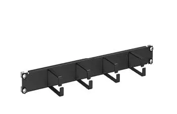 Кабельный организатор DKC R5PC191HE, 19" 1U, 4 кольца