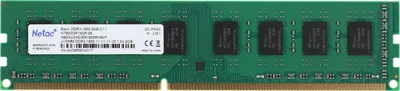 Модуль памяти Netac NTBSD3P16SP-08, DDR3 DIMM 8 ГБ, 1600 МГц, CL11