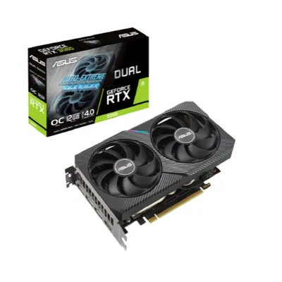 Видеокарта ASUS GeForce RTX 3060 Dual OC Edition, 12 ГБ GDDR6, 192 бит
