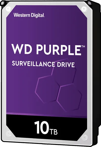 Жёсткий диск WD Purple WD102PURX, 10ТБ, SATA 6Gb/s, 3.5", 7200rpm