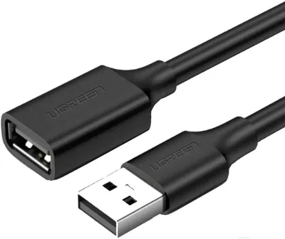 Кабель Ugreen US103 (10315) USB 2.0 A–A, 1,5 м, 480 Мбит/с, черный