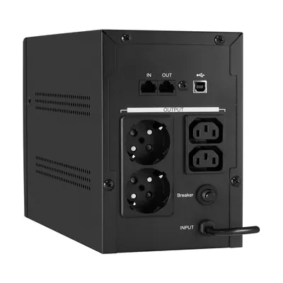 ИБП Exegate EX292607RUS, 2000ВА/1200Вт, AVR, 2×Schuko+2×C13, USB