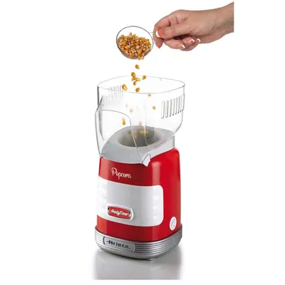 Попкорн-машина Ariete 00C295600AR0, 60 г, 1100 Вт, красная