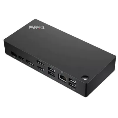 Док-станция Lenovo ThinkPad Universal USB-C Dock, 40AY0090US, 3 дисплея, 4K, 90 Вт