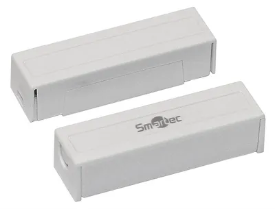 Датчик магнитоконтактный Smartec ST-DM124NC-WT, НЗ, накладной, зазор 25 мм