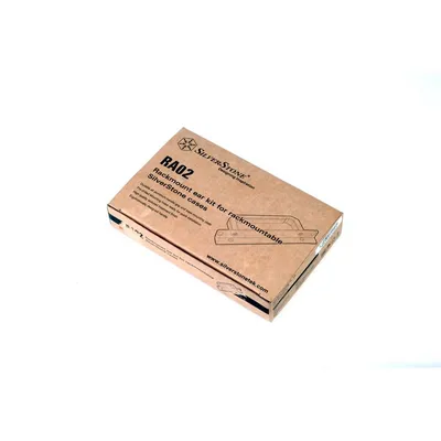 Комплект монтажный Silverstone SST-RA02B, алюминиевые ручки и стальная пластина, 2 шт.