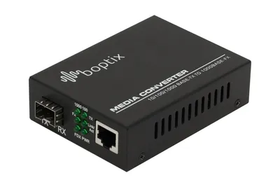 Медиаконвертер B-OptiX BO-CVT-1000SFP, 10/100/1000Base-T / 100/1000Base-FX, слот SFP