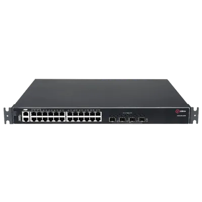 Коммутатор QTECH QSW-4700-28TX, L3, 24×1GbE, 4×10GbE SFP+, стекируемый