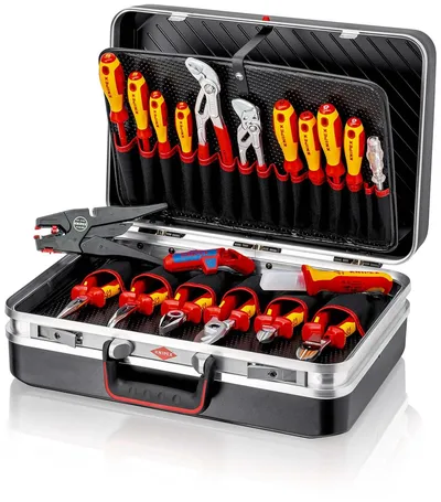 Набор инструментов Knipex KN-002120, 20 предметов, жёсткий кейс