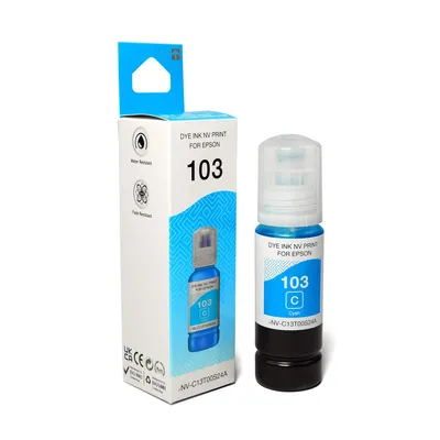 Чернила NV Print NV-C13T00S24A (103), голубые, 70 мл, для Epson L1110/L3100