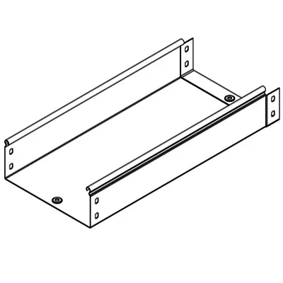 Лоток кабельный DKC 35012 S5 Combitech, листовой неперфорированный, 100x50x2000 мм, сталь оцинкованная, IP20