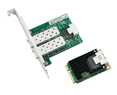 Сетевая карта LR-Link LRES2203PF-2SFP, 2 порта 1000Base-X, Mini PCIe, Intel I350