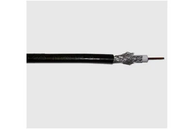 Кабель TWT TWT-RG11-CS96/3-OUT, коаксиальный, RG11, AWG14, 305м, наружный, черный