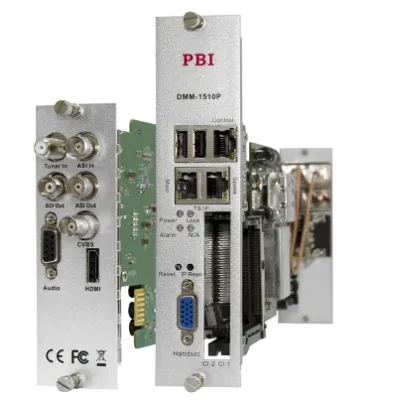 Модуль головной станции PBI DMM-1510P-22S2, DVB-S/S2, IRD-приёмник