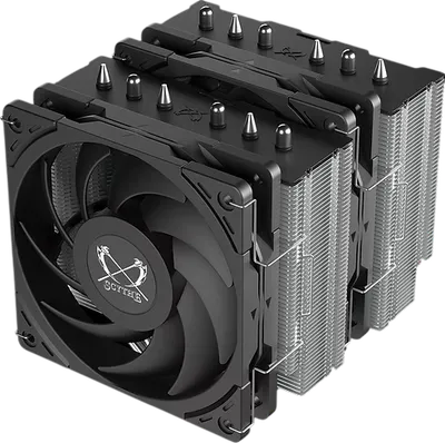 Кулер Scythe Magoroku SCMR-1000, 280 Вт, 2×120 мм, 4-pin PWM, высота 155 мм