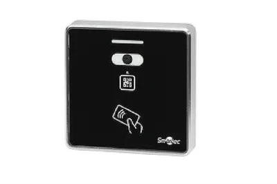 Считыватель Smartec ST-PR144QEM-BK, QR-код и EM-карты, Wiegand, 86×86×18 мм