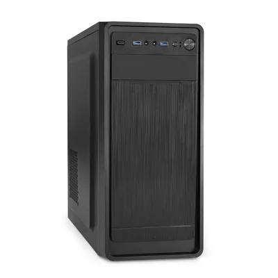 Корпус ПК Exegate 299358, Miditower XP-332UC-UNS400, ATX, БП 400Вт, 2×USB 3.0+1×Type-C