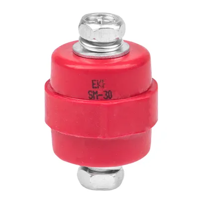 Изолятор опорный EKF SM-30 (plc-sm-30), 380 А, 8 кВ, 30x32x32 мм
