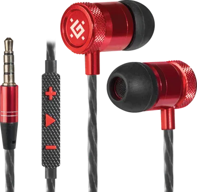 Наушники Defender 64453, с микрофоном, 1.2 м
