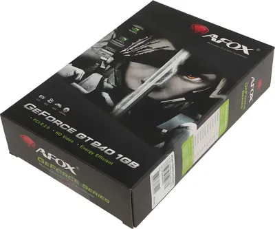 Видеокарта Afox GeForce GT 240 AF240-1024D3L2-V2, 1 ГБ DDR3, 128 бит, Low-Profile