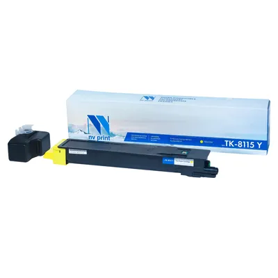 Тонер-картридж NV Print NV-TK8115Y для Kyocera EcoSys-M8124/M8130, жёлтый, 6000 стр.