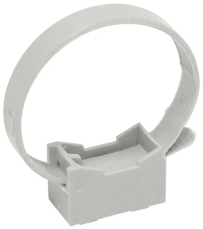 Держатель IEK CTA10MP-CFF132-K41-100 хомутный для труб со стяжкой CFF1, d16–32 мм, серый