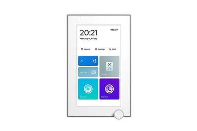 Видеомонитор BAS-IP AZ-07LL WHITE, IP, 7", 12 В, PoE, 18 панелей