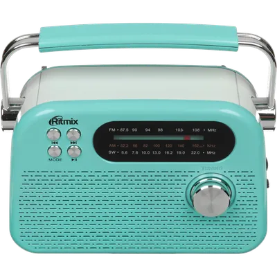 Радиоприёмник портативный/ RITMIX RPR-045 Лазурный