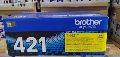 Картридж лазерный Brother TN421Y, желтый, 1800 стр.